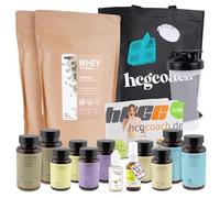 hCGC El kit completo de curación metabolística original | 42 días de dieta hCG + 18 días | Proteína de leche de pastoreo | Con spray activador PUSH-IT | + libro | adiciones gratuitas | gotas