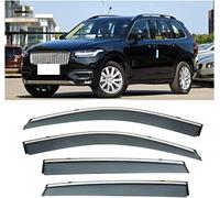 HCGLED 4 Piezas Deflector Ventana Lateral para Volvo XC90 2015-2022, Visera Ventana Lateral Coche Toldos Ventilación Visera Ventana Lateral
