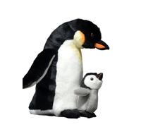 HCGX 28cm te de Peluche Familia pingüinos Emperador Realista, Regalo for los Amantes pingüinos(Aptenodytes forsteri)