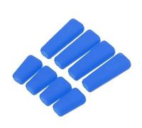 HCGX 8 Tapas de Silicona Antideslizantes (4 Ellas Cortas), Funda Palanca for transmisor RC QX7 y X9D Plus(Blue Color)