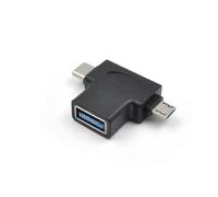 HCGX Adaptador USB OTG 3 en 1 Tipo C/Android for hélices de Flash LED/simulador inalámbrico for Dron FPV, 2 uds