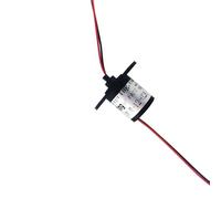 HCGX Anillo colector, 2/4 Canales, 2 A, 12,5 mm, eléctrico conductivo, Anillo de rotación 360 Grados(2CH-Dia.12.5mm)