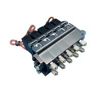 HCGX Bloque de válvula hidráulica Tipo Columna giratoria con versión Retorno Aceite 1/2/3/4/5/6/7/8CH for Excavadora RC(5CH)