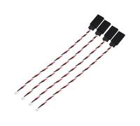 HCGX Cable Adaptador for servo RC (4 Unidades), convertidor Macho/Hembra de 1,5 mm a Enchufe, Cable 3 100 for Receptor Coche Deriva(Type C)
