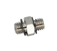 HCGX Conector de Rosca M5 a M3 a for válvula hidráulica RC, Alivio, Bomba Aceite, Excavadora, Accesorios Modelo Bulldozer(5PC m5 to m5)