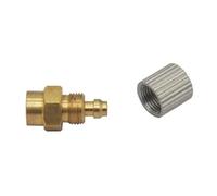HCGX Conector de Soldadura Boquilla for Cobre 3 mm, Aceite Metal for excavadoras y Sistemas hidráulicos RC 1/14(1 Piece)