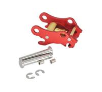 HCGX Cubo Grande de Metal Doble E Mejorado con acoplador Enganche rápido/Pinza/Martillo for Excavadora hidráulica 1/14 RC E010 E111 EC160(Hydraulic Coupler)