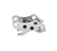 HCGX Cubo Grande de Metal Doble E Mejorado con acoplador Enganche rápido/Pinza/Martillo for Excavadora hidráulica 1/14 RC E010 E111 EC160(Quick Hitch Coupler)