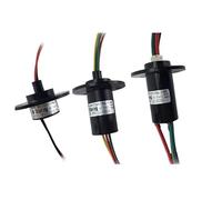 HCGX M Slipring generador de energía eólica Gran Corriente 5A 10A 15A 30A Anillo Deslizante 2/3/4/6/8/12 Canales cápsula Anillos deslizantes Junta rotativa(3ch 5A Dia.22mm)