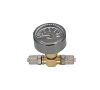 HCGX Manómetro de presión Aceite hidráulico con Conector M5 4mm for Excavadora Mando a Distancia, Cargador, Modelo avión Artesanal
