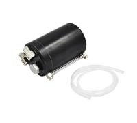 HCGX Mini Tanque de Combustible hidráulico Metal 55ml con Pantalla cantidad Aceite for Motor Gasolina DIY RC Coche Barco Piezas(Black)