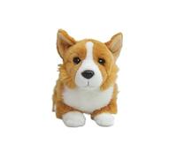 HCGX Perro de Peluche Corgi Realista 30 cm, Juguete Suave(Welsh Corgi)