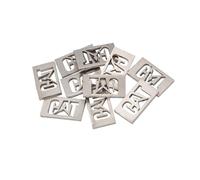 HCGX Pieza de simulación Acero Inoxidable for decoración desgarrador Cubo, 4 Uds., for Excavadora hidráulica 1/12 RC, Control Remoto, Piezas camión ingeniería