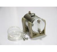 HCGX Tanque de Combustible Metal 70ml con Pantalla Nivel Aceite for Motor Gasolina, Control Remoto Artesanal, Tanque, Excavadora hidráulica, Modelo Barco y Coche(B)