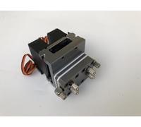 HCGX Válvula Grande CNC hidráulica de 6Mpa, 1/2/3 Canales, con posición Media Retorno Aceite Servo estándar 10kg for Excavadora RC 1/14 1/12(2CH Valve)