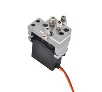 HCGX Válvula Grande CNC hidráulica de 6Mpa, 1/2/3 Canales, con posición Media Retorno Aceite Servo estándar 10kg for Excavadora RC 1/14 1/12(1CH Valve)