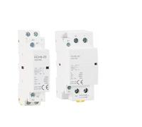 HCH8-25A 2P 4P 40A 63A 100A 220V, Contactor Modular de CA doméstico con carril Din, con interruptor de Control Manual, 1 Uds. (Color : 4P, Size : 40A_2N02NC)