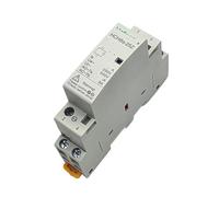 HCH8s-25A 2P DC Conttor - DC24V Bobina DC12V 220V 50/60Hz 2NO 1NO1 Autotic doméstico Tipo riel(2P 25A 1NO1NC DC24V)