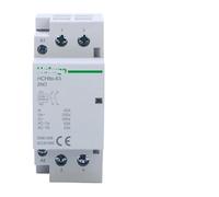 HCH8s-63 contactor de CA doméstico 2P 40A 63A 2NO 2NC 1NO1NC DC24V AC110V AC220V contactor automático Tipo de carril 50Hz 60Hz(2P 63A 2NO AC230V)