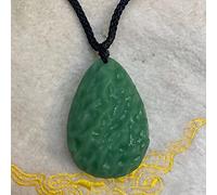 HCHL Piedra de moldavita, Moldavita cruda Real Colgante de meteorito checo, Collar de joyería de meteorito Verde áspero Joyas de Cristal de moldavita, Joyas de Mujer (Color : B)