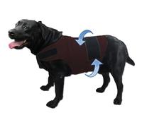 HCHYEY Chaqueta de ansiedad para perros, camisa calmante para perros agradable a la piel, abrigo para perros para truenos, fuegos artificiales y separación, mantén a tu mascota tranquila sin