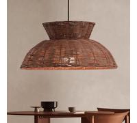 HCIPJQY Lámpara De Araña Industrial Vintage En Marrón Oscuro Lámpara De Techo Con Cúpula Creativa Lámpara De Techo Decorativa Estilo Rústico Lámpara Colgante De Estilo Sudeste Asiático