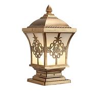 HCIPJQY Lámparas De Pilar Retro Americanas Únicas Para Porches Exteriores