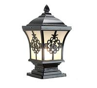 HCIPJQY Lámparas De Pilar Retro Americanas Únicas Para Porches Exteriores