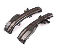 HCKCLMBMZW Intermitentes Dinámicas Para Lexus ES XZ10 UX ZA10 RC F LC Z100 LS XF50 2019-2020 Luz Señal Giro Dinámica Para Espejo Retrovisor Lateral Puerta(Smoked Black)