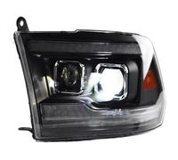 HCKCLMBMZW Luz Trasera Para Dodge Para RAM 1500 2500 3500 5500 2009-2018 Luces Coche Faro Delantero Drl Lente Proyector Lámparas Delanteras Automotrices(Xenon Light Source)