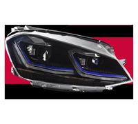 HCKCLMBMZW Luz Trasera Para Golf7 Para G&olf 7 MK7 2013-2017 Faro Delantero De Coche Lente De Señal De Giro Dinámica Montaje Automotriz Lámparas Faro(Azul)