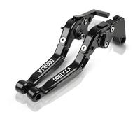 hcksw Fury VTX1300CX 2009-2018 VTX 1300CX Accesorios de motocicleta CNC aluminio ajustable plegable palancas de embrague (negro)