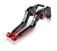 hcksw Para CB1000R NeoSportCafe 2018-2020 CB 1000R Accesorios de motocicleta CNC aluminio ajustable plegable freno embrague palancas (negro + rojo)