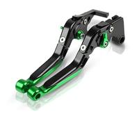 hcksw Para CB1000R NeoSportCafe 2018-2020 CB 1000R Accesorios de motocicleta CNC aluminio ajustable plegable freno embrague palancas (negro + verde)