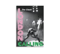 HCLHB Póster vintage de Clash London Calling, póster decorativo de lienzo para pared e impresión artística moderna para decoración de dormitorio familiar, 20 x 30 cm