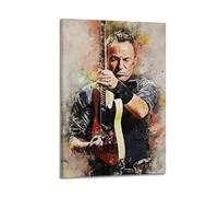HCLJY Póster artístico de Bruce Springsteen con pintura decorativa en lienzo para pared e impresión artística moderna para dormitorio familiar, pósteres de 30 x 45 cm
