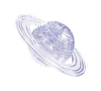 HCM Kinzel 3009 Cristal Puzzle Saturn - Puzzle Transparente en 3D con Forma de Planeta Saturno [Importado de Alemania]