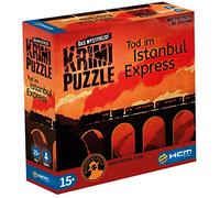 HCM Kinzel 55175-Puzzle (1000 Piezas), diseño de la Muerte en Estambul, Incluye Historia de Crimen, Multicolor, 58 x 74 cm (55175)
