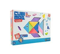 HCM Kinzel HCM Kinzel-55168 3D Cubimag Junior-Puzzle magnético de 13 Piezas Pensamiento, Juego de lógica, brainteaser 1 Jugador a Partir de 3 años-55168, Multicolor (HCM55168)