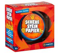HCM Kinzel Tijeras de Papel de Piedra - Juego de Cartas de Viaje clásico para jóvenes y Mayores 55155