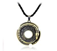 HCMA 1 Uds Moda Assassin'S Snake Rune Cuerda Redonda Collares de Cuero Colgantes Amuleto protección de la Suerte Accesorios de joyería Unisex Regalo