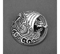 HCMA Outlander Broche Thistle Nudo Celta Kilt Pin Broche escocés Nacional Flor broches Mujeres Hombres Vikingo joyería nórdica
