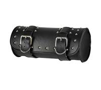 HCmotorku Bolsas de herramientas para motocicleta, bolsa de manillar, bolsa de herramientas de horquilla, bolsa de barril, bolsa de almacenamiento Sissybar, de cuero, ajuste universal para Harley,