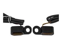 HCmotorku Mini luz LED señal giro para motocicleta luces intermitentes delanteras luces intermitentes para Harley Touring Road King Street Gilde Electra Glide 2014-2023 Softail 2016-2017 lente ahumada