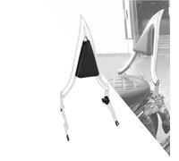 HCmotorku Respaldo trasero motocicleta desmontable pasajero con almohadilla cojín para Harley Touring Road King Street Glide Electra Glide Road Glide FLHR FLHX FLHT FLTR 2009-2023 cromado 18 pulgadas