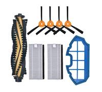 HCOWL 1 Juego Compatible con Cecotec Conga 990 1190, Piezas de Repuesto, Robot Aspirador, consumibles de Repuesto, Filtro HEPA, Cepillo Lateral Central