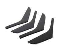 HCPAVEXT 4 Unids/set Cubierta Tiras Manija Reposabrazos Puerta Interior Coche 5K4868039A 5K4868040A Para VW Para Golf 6 2009 2010 2011 2012 2013 Manija Interior Coche(Black)