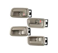 HCPAVEXT 4 Unids/set Manija De Puerta Interior Para Toyota Para Tundra 2000-2006 Para Sequoia 2001-2007 Manija Interior Coche(Beige)