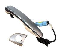 HCPAVEXT 9804706417 Manilla Exterior De Puerta Principal Para Citroën C5 C6 Color Plata (Set)