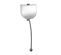 HCPAVEXT Cubierta Cromada para Gancho De Remolque del Parachoques Trasero del para Fiat 500 2007-2012 Autopartes